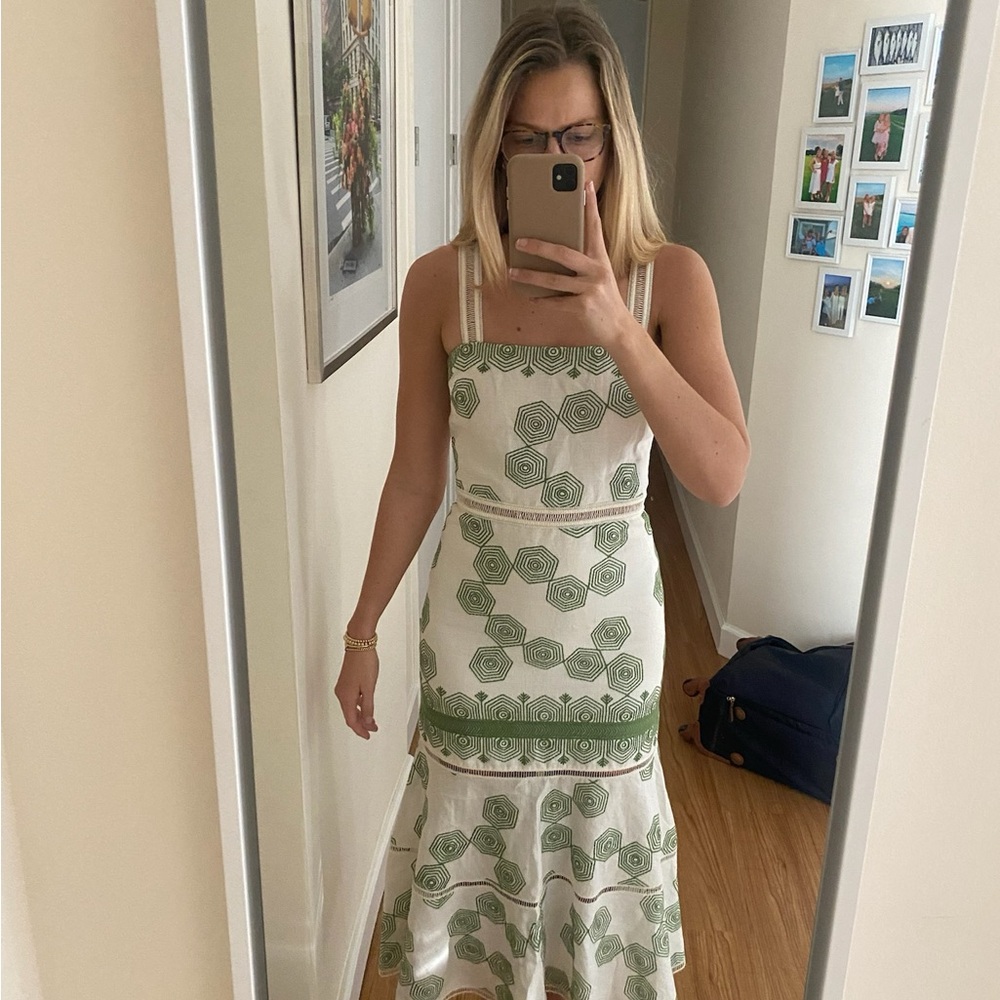Alexis Green Patterned Women's Dress